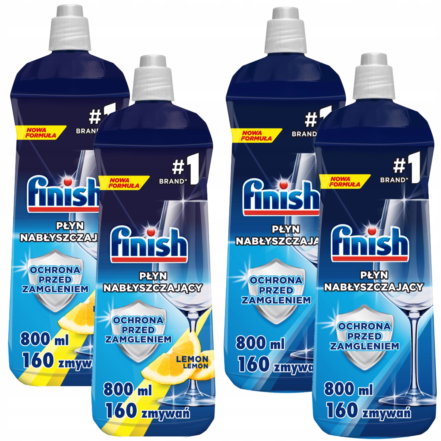 Levně Finish Sada Mix Leštidlo do myčky Leštidlo 4 x 800 ml