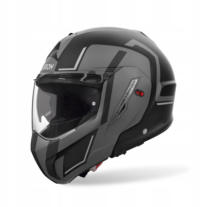 Motocyklová Čeľusťová Prilba Airoh Mathisse 2 Genius Grey Matt S