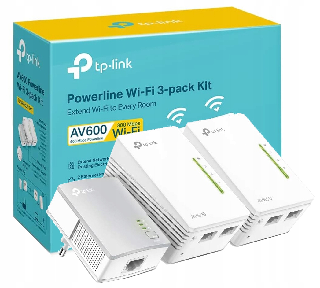 Síťový Vysílač Power Line Tp-link TL-WPA4220KIT S Wifi AV600