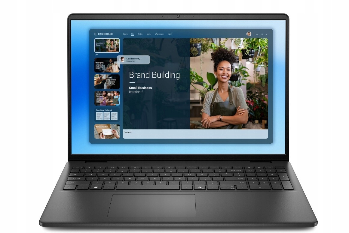 Laptop Dell 16 DC16250 W11P C5 120U/16GB/512GB/16.0 FHD+/Int/FgrPr/WLAN