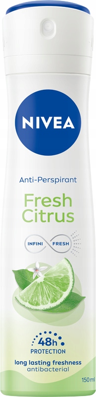 

Nivea Antyperspirant Fresh Citrus 150ml spray