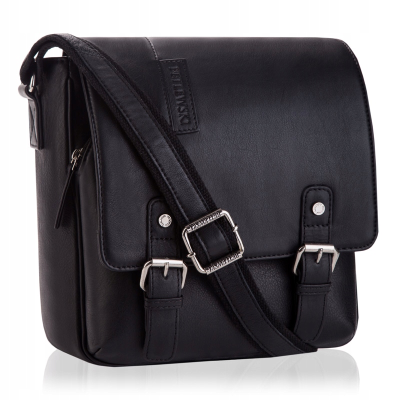 Skórzana Torba Męska Listonoszka Ramię Betlewski