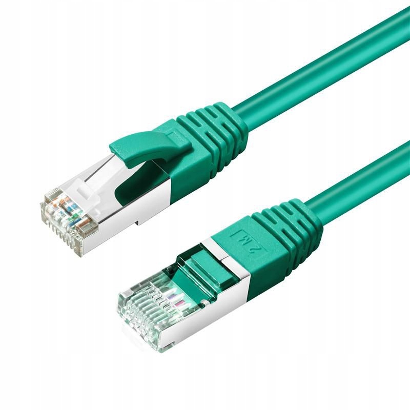 MicroConnect CAT6A S/ftp 20 m zelený Lszh