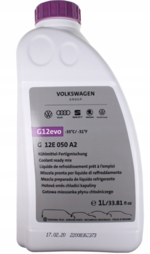 ORYGINALNY PŁYN CHŁODNICZY G12 EVO VW SKODA AUDI G12E050A2 za 26 zł z  WROCLAW -  - (9937984293)