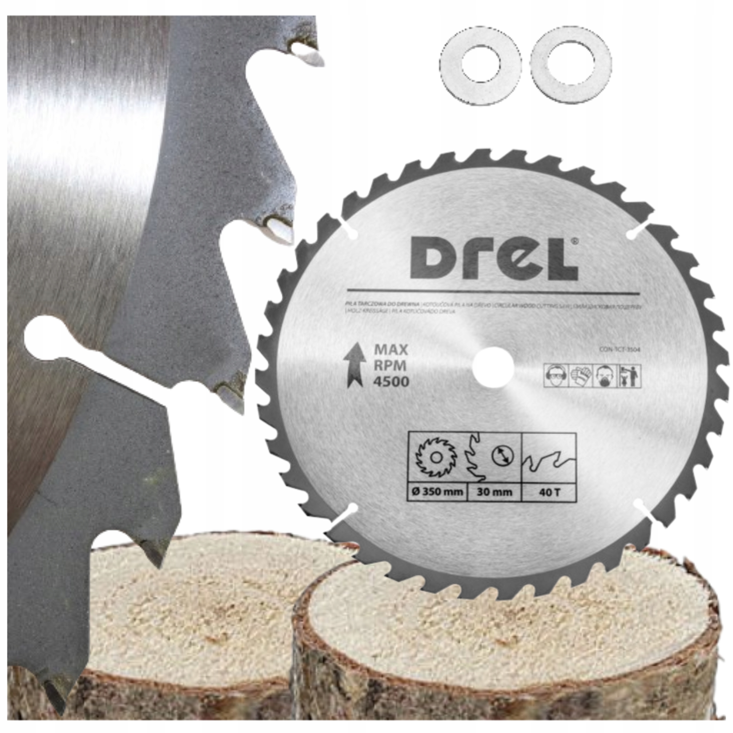 Kotoučová Pila Na Řezání Dřeva Widia 350x30.0 mm 40 Vidiových Zubů