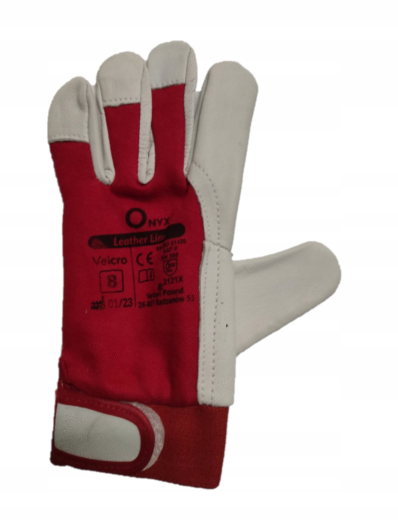 RĘKAWICE ROBOCZE SKÓRA BAWEŁNA rozmiar 9 MIĘKKIE