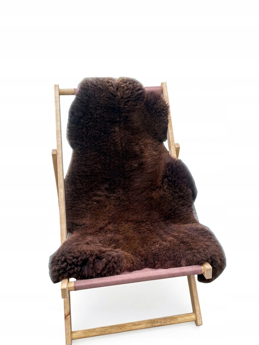 Ovčí kůže Hnědá Přírodní Stříhaná na krátké rouno/vlas 3 cm 100 x 55 cm