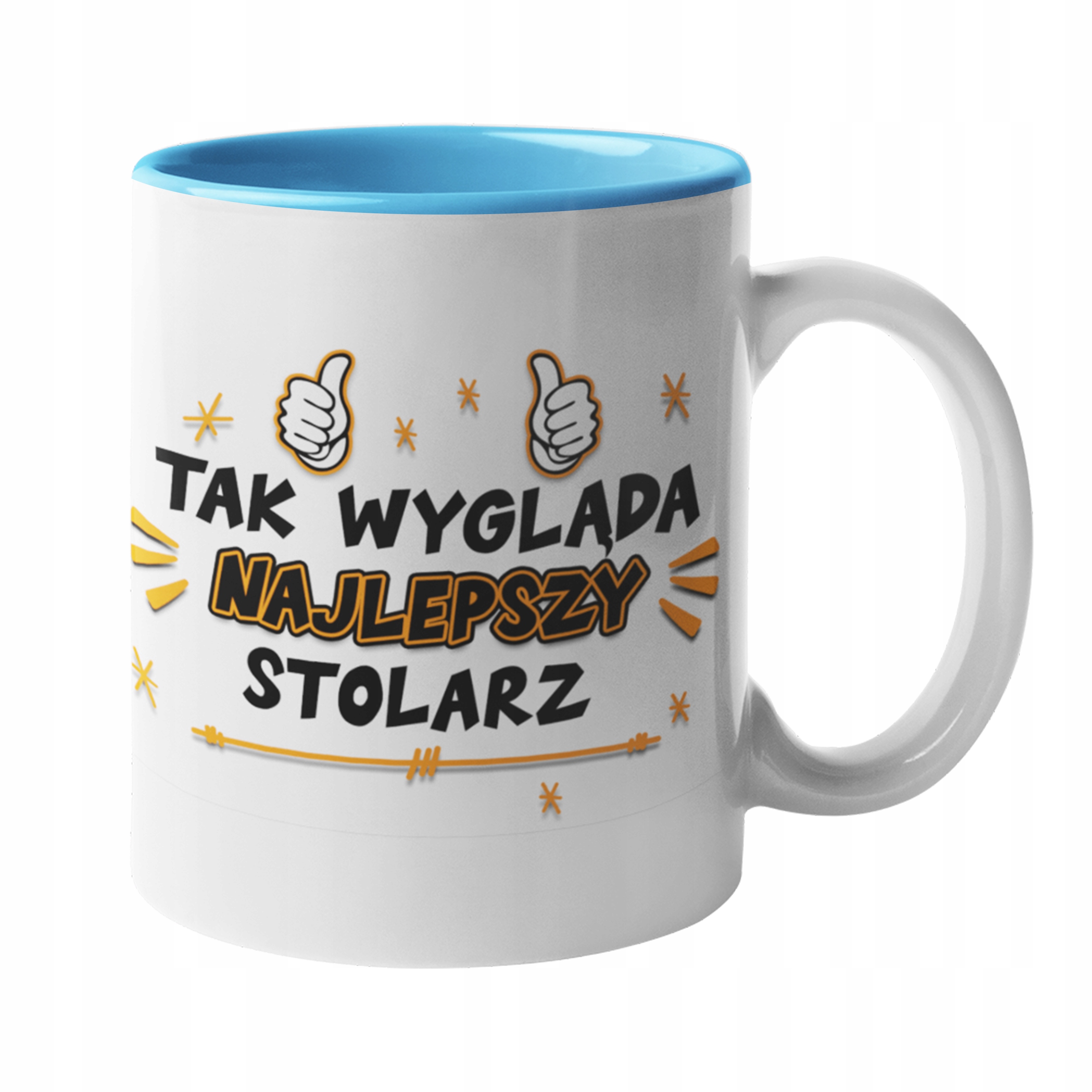 

Kubek Stolarza cieśli stolarz niebieski