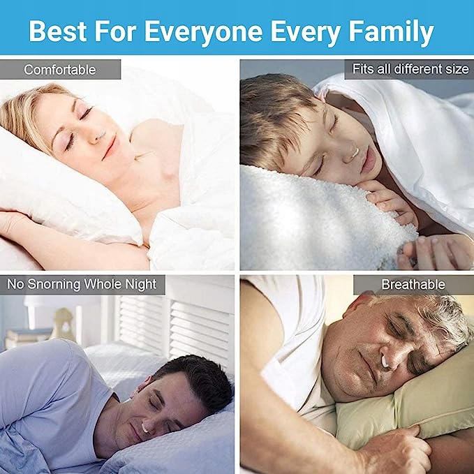 8x WKŁADKA DO NOSA PRZECIW CHRAPANIU ANTI-SNORE Marka bez marki