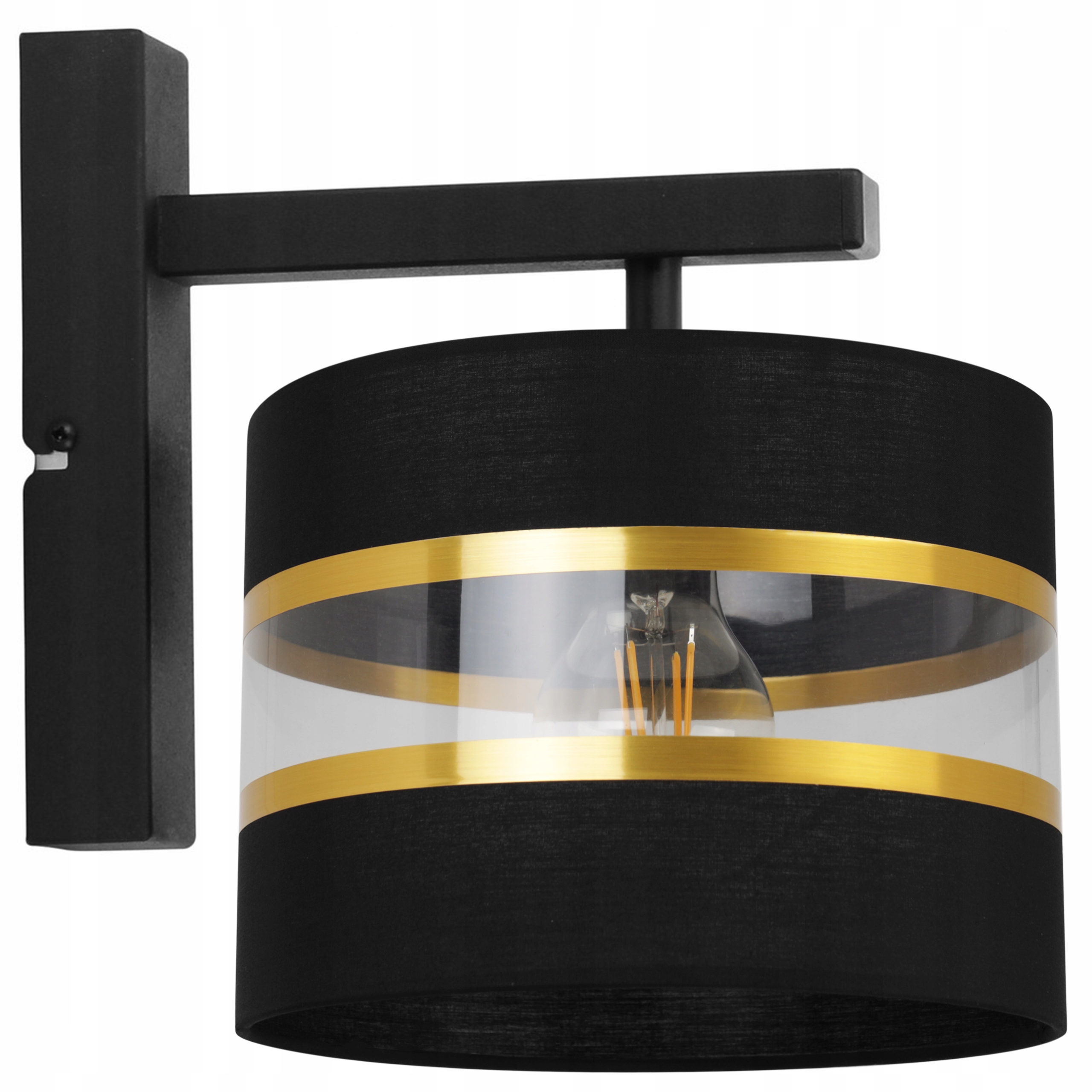 Nástěnné Svítidlo Stínidlo Elegantní Zlaté 20 CM