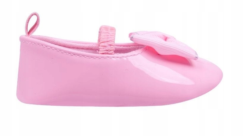 BUTY DLA NIEMOWLĄT BUCIKI NIEMOWLĘCE NIECHODKI PAPUCIE KAPCIE roz. 18 0-6mc Kolor różowy