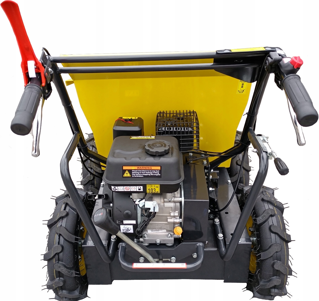 WOZIDŁO BUDOWLANE SPALINOWE NAPĘD 4x4 MINIWYWROTK Pojemność 300 l