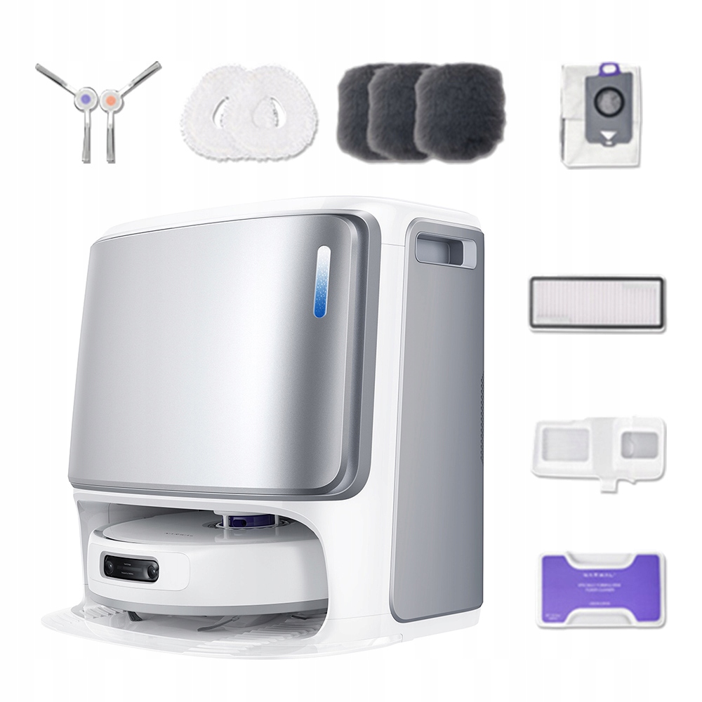 Uklízecí robot Narwal Freo Z Ultra bílý 12000Pa, trojúhelníkové mopovací podložky