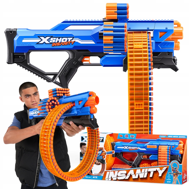 X-Shot - Insanity Mad Mega Barrel