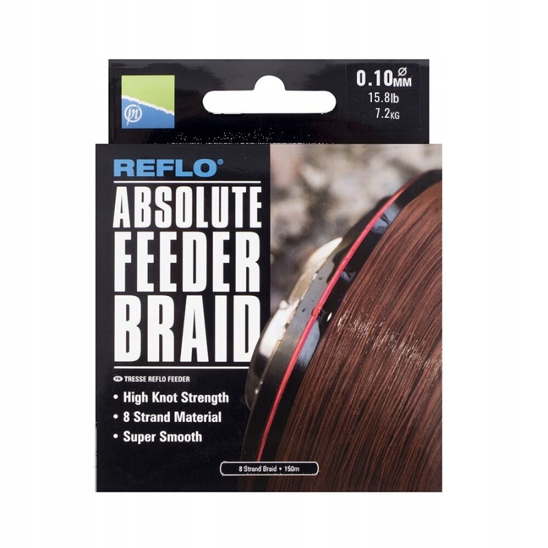 Preston Plecionka 8-splotowa Reflo Absolute Feeder Braid 150m 0.10mm