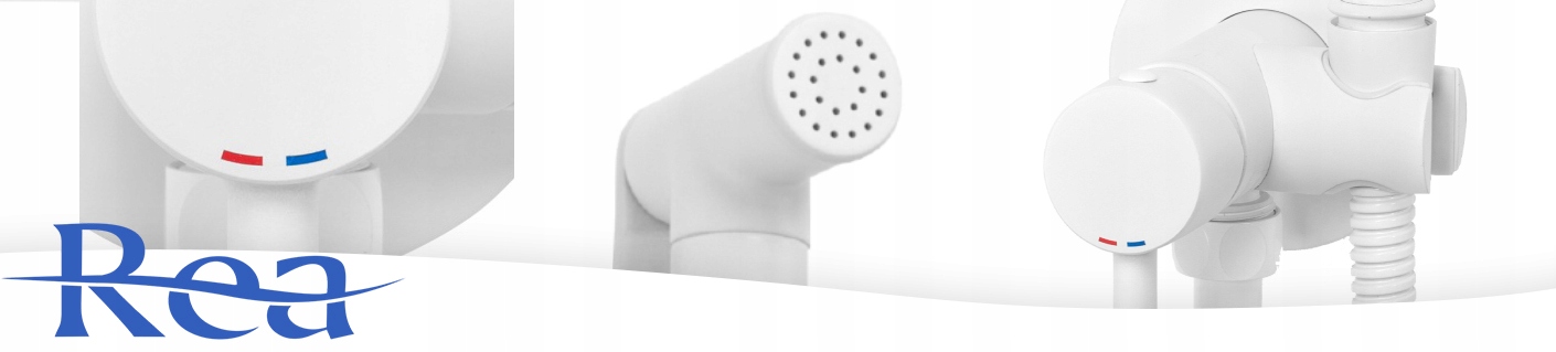 BATERIA DIBETOWA BIAŁA REA LOOP WHITE MAT BIDETTA PODTYNKOWA ŚCIENNA MATOWA Informacje o bezpieczeństwie CE