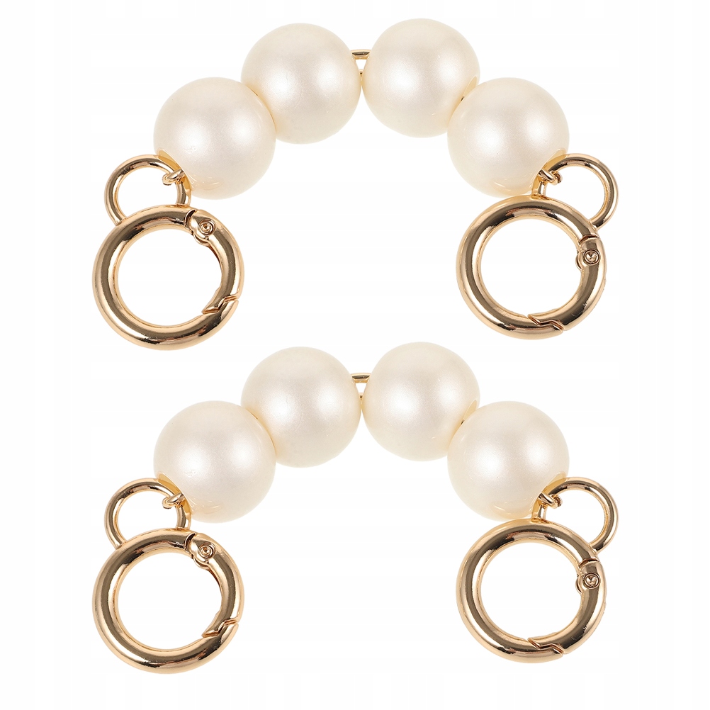 2 Sztuk Modna Imitacja Perły Portmonetka Łańcuszek Extender Akcesor