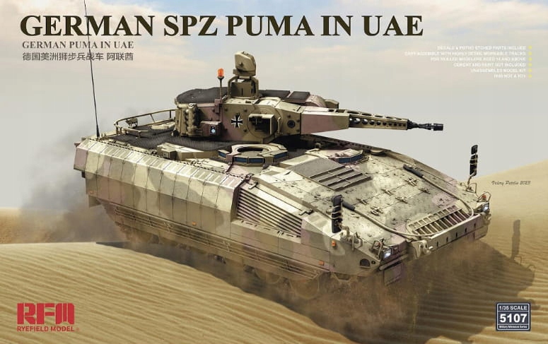 Německý Schutzenpanzer Puma v Sae 1:35 Rye Field Model 5107