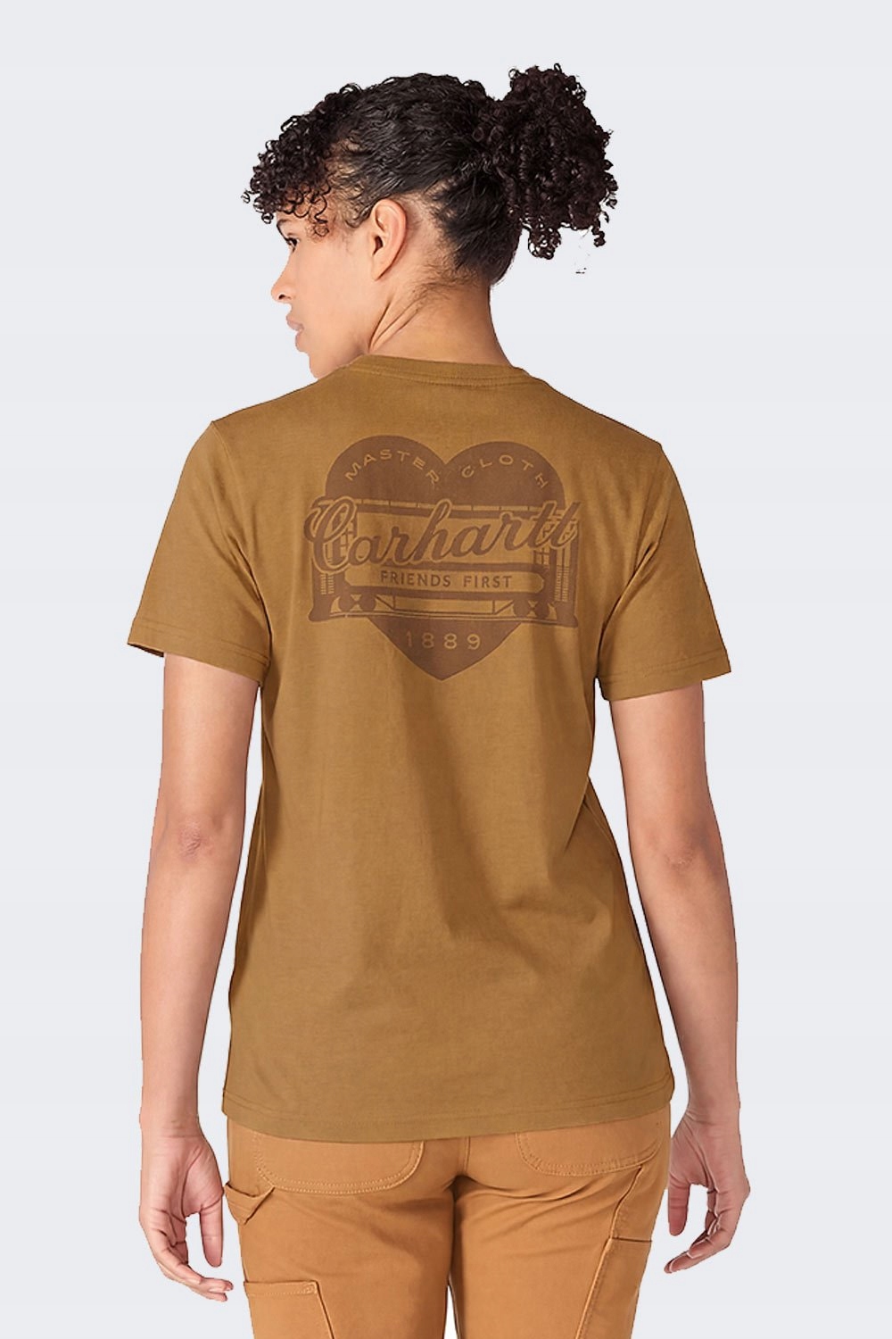 Tričko Carhartt Irvine Heritage Brown