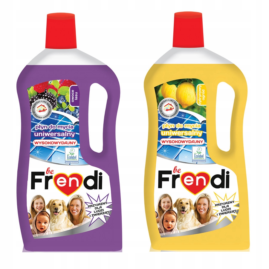 

BeFrendi Płyn do podłóg Owoce Lasu + Cytryna 2x1L