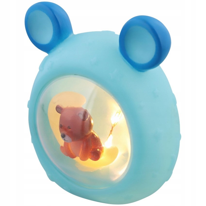 LAMPKA NOCNA DLA DZIECI MISIO Z DIODĄ LED 3 X LR44 Kolor dominujący odcienie niebieskiego