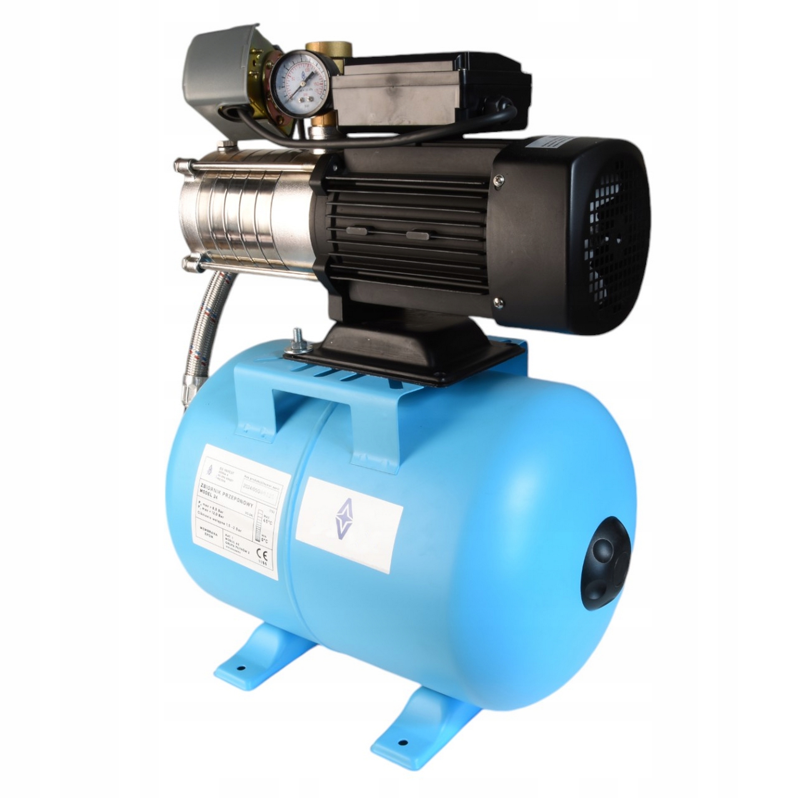 Hydrofor 24 L Na Vodu Hydroforová Pumpa Alpinox Pro 1000 Inox Sada