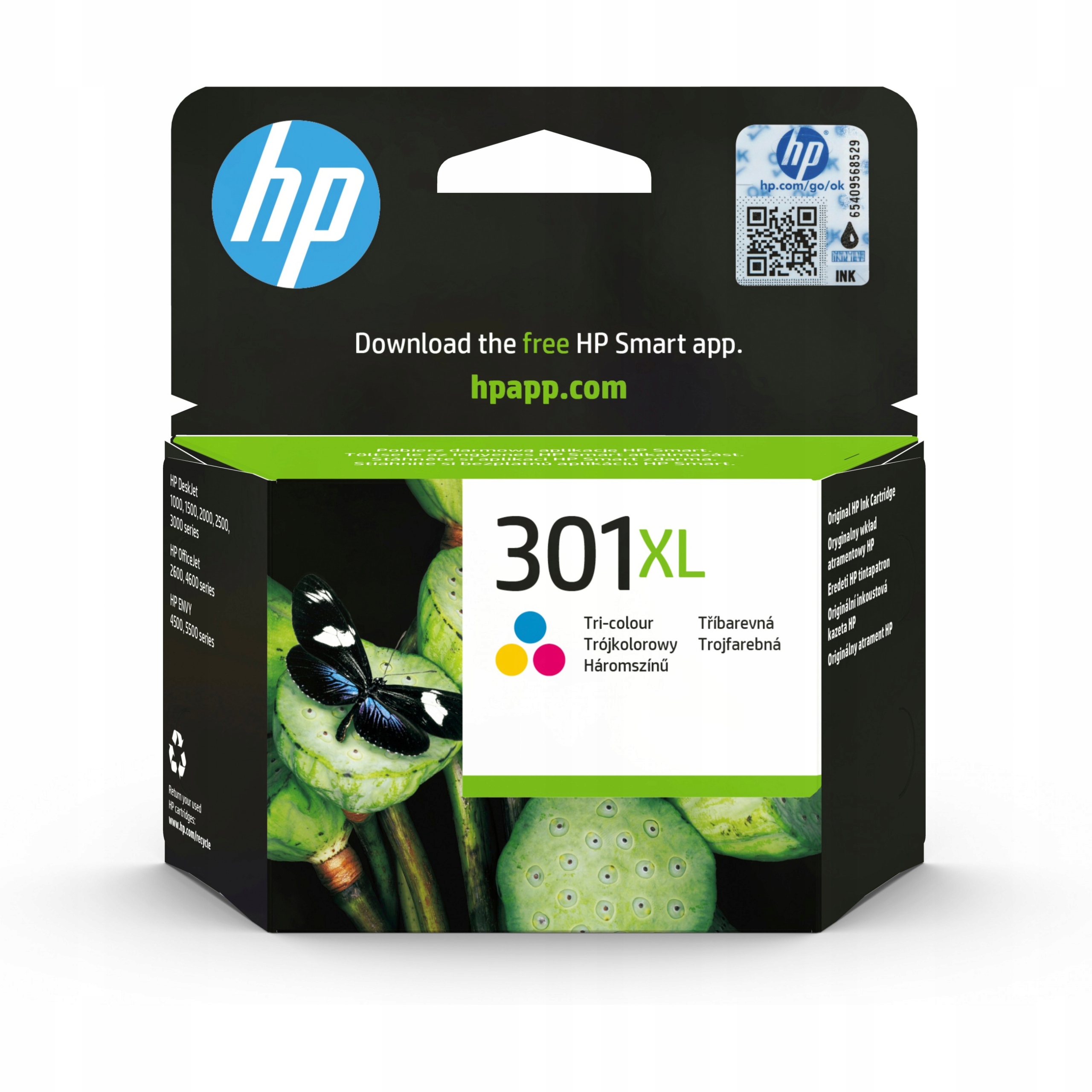 Hp Tinte 301XL CH564EE Trójkolorowy 6ml Wysoka Wydajność