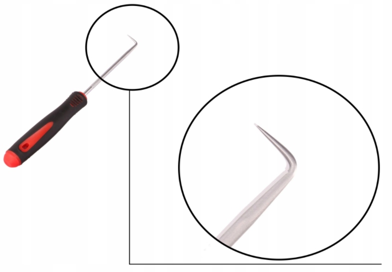 ZESTAW HACZYKI DO USZCZELEK I ORINGÓW 4 ELEMENTY Marka Italko