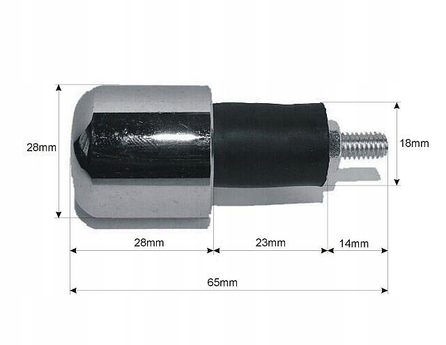 KOŃCÓWKA KOŃCÓWKI KIEROWNICY METALOWE CHROMOWANE Producent Motolp