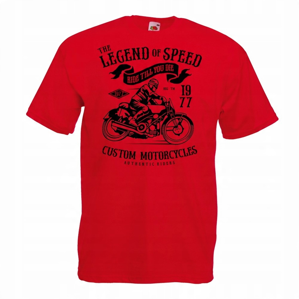 

Koszulka The legend of speed motocykl motor M czer