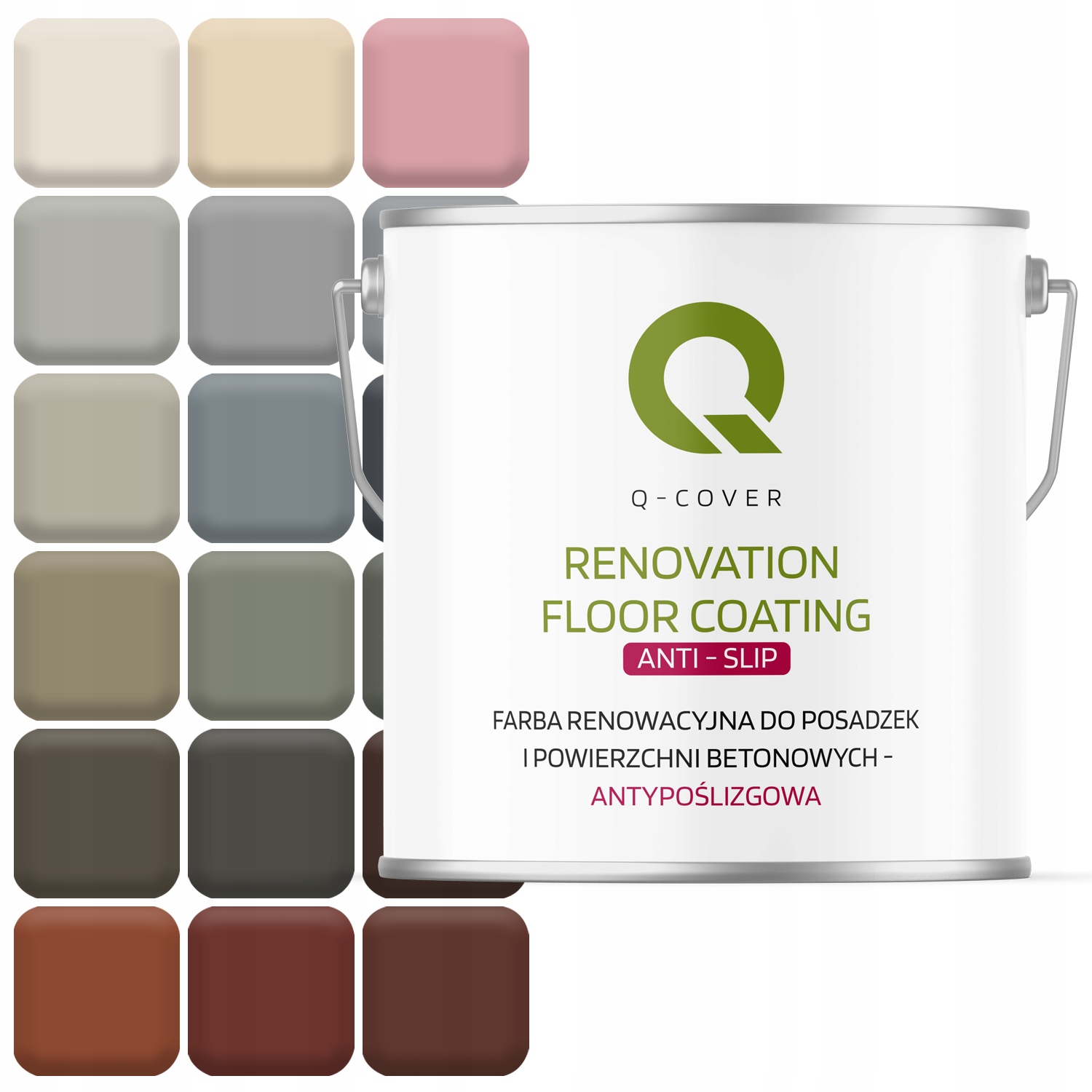 Barva Na Podlahy Garáže Sklepů 5 L, Barvy Na Výběr Uv Mat