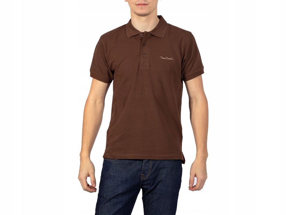 

Prezent Męska Koszulka Polo Brązowa Pierre Cardin