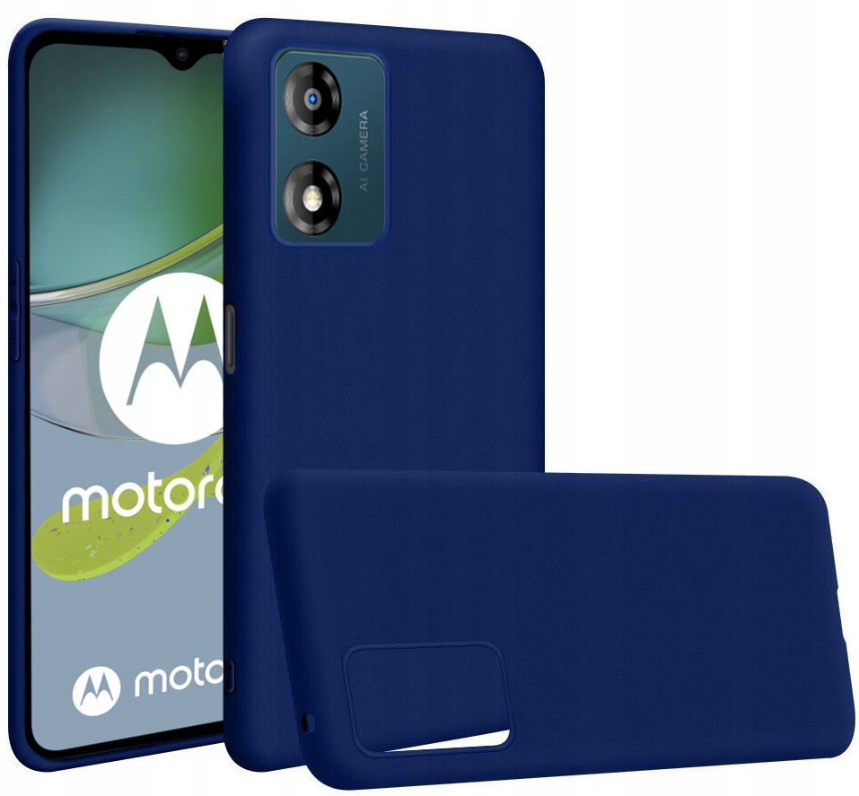 

Etui do Moto E13 Plecki Matowe Soft Szkło
