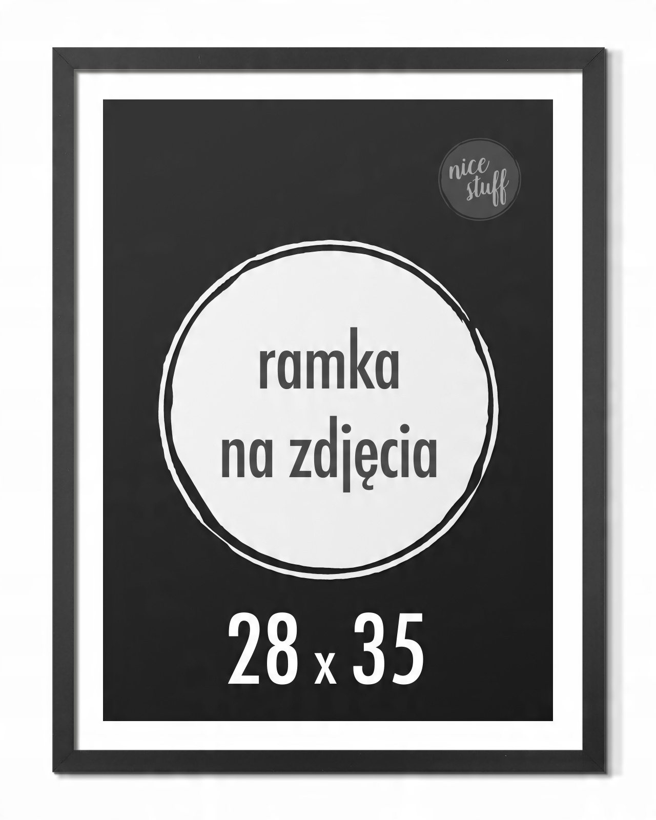 

Ramka na zdjęcia 28x35 cm Ramki 35x28 czarna