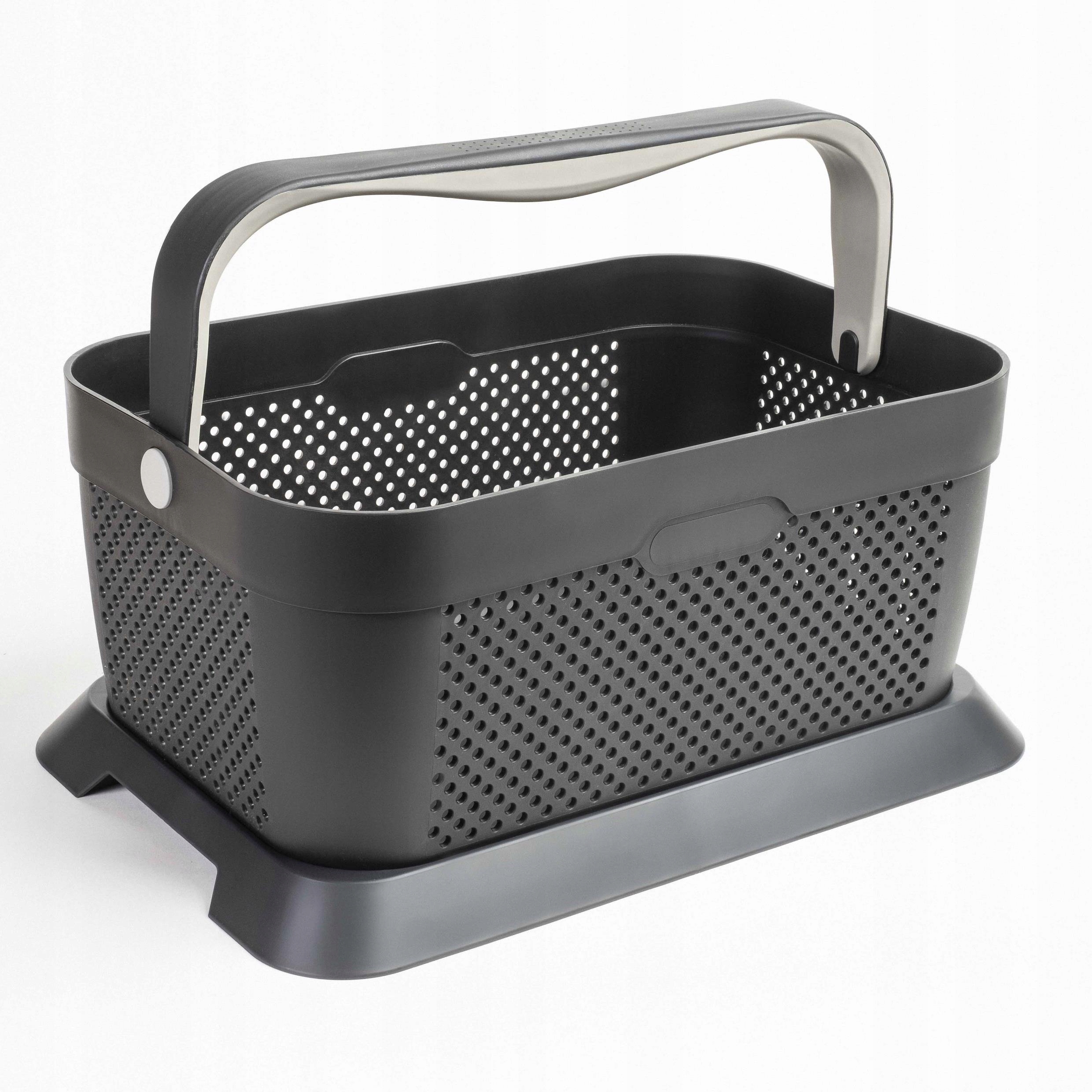 Luxusní nákupní košík do auta, Rati Basket Grey Titan