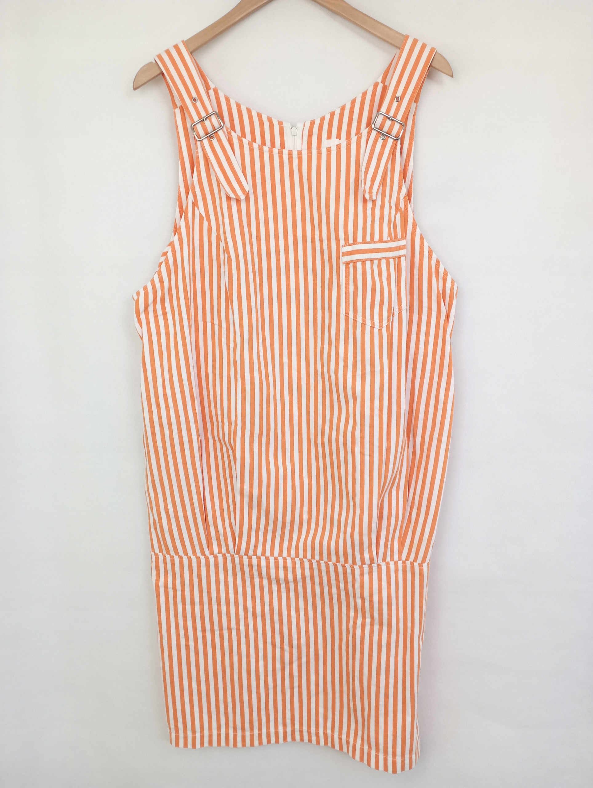 ATS šaty NICE DAY by TOKYO KINDER pruhy oranžová biela M/L