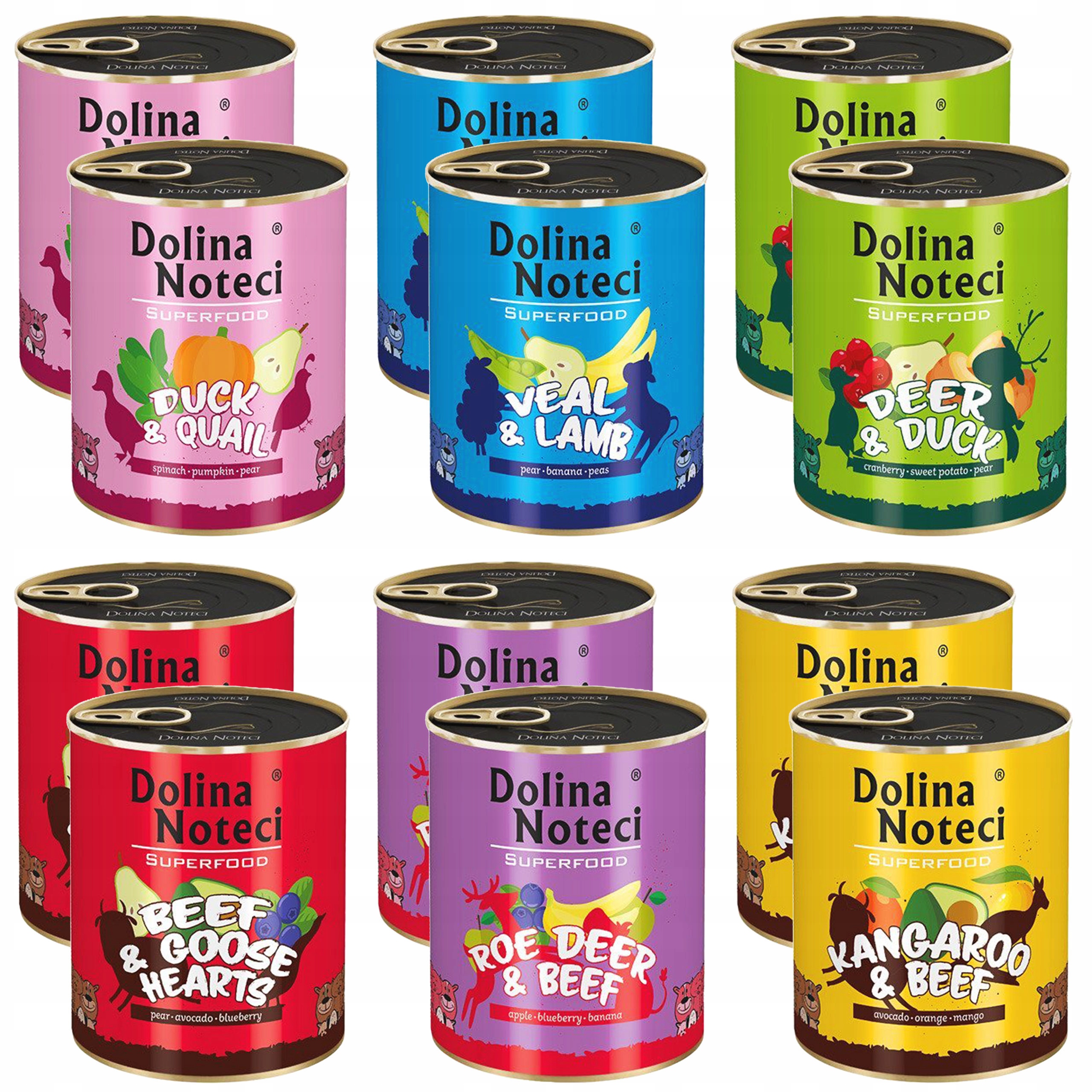 Dolina Noteci Superfood Krmivo pro psy MIX 12 x 800 g