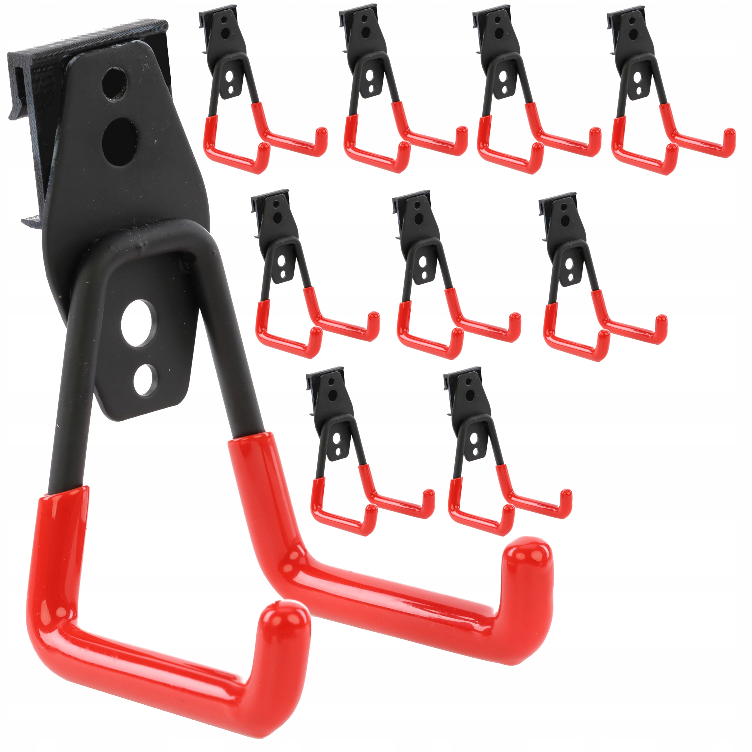 10x Jednoduchý hák na tabule botle 7 cm nářadí garáž vybavení 40 kg věšák kladivo