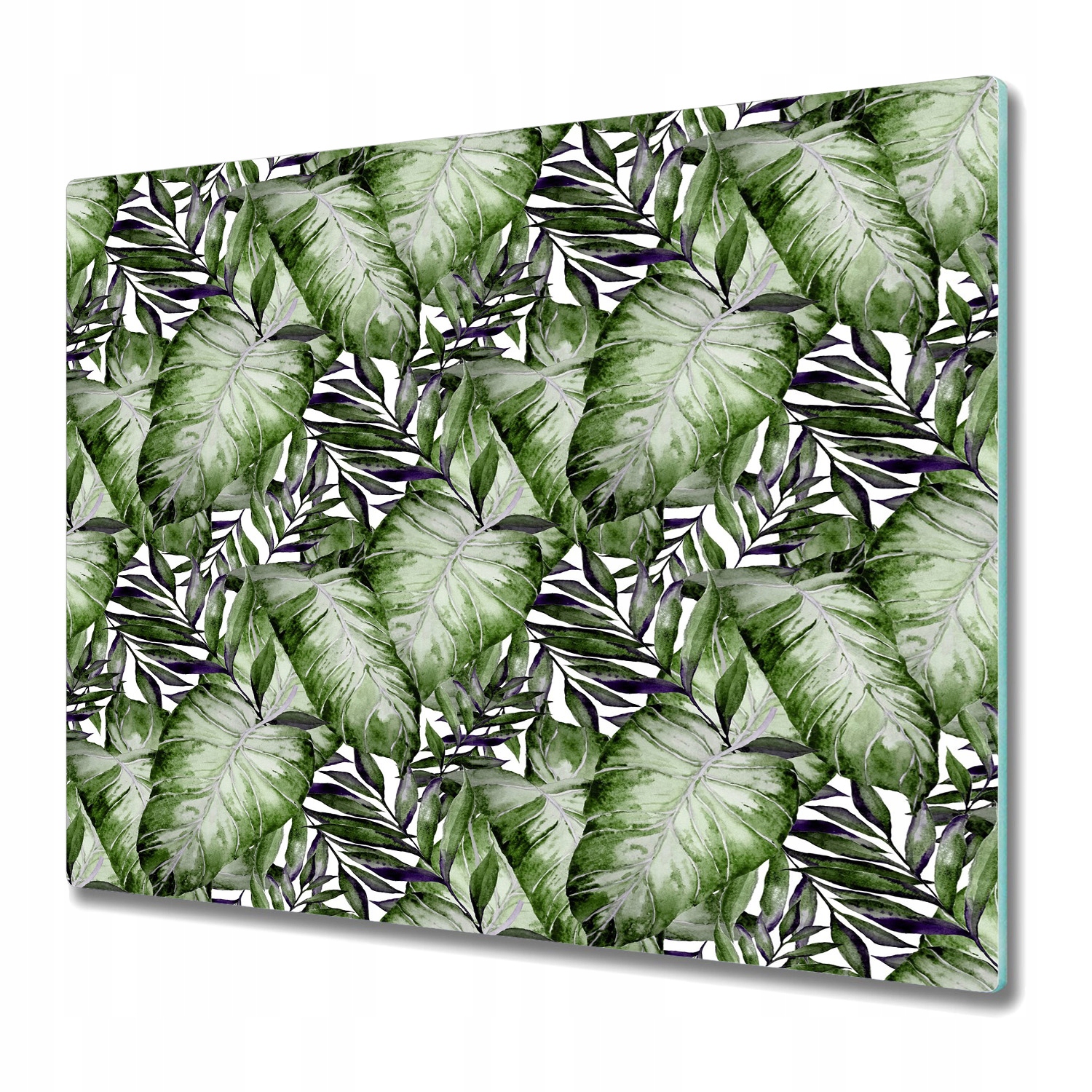 Skleněná ochrana na indukci List Monstera 60x52 cm