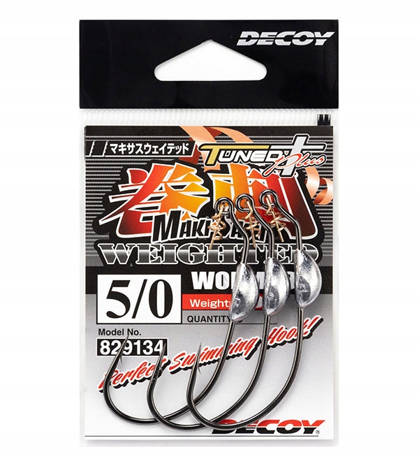 Decoy Worm 130 Makisasu Weighted #1/0 1.5g 4szt