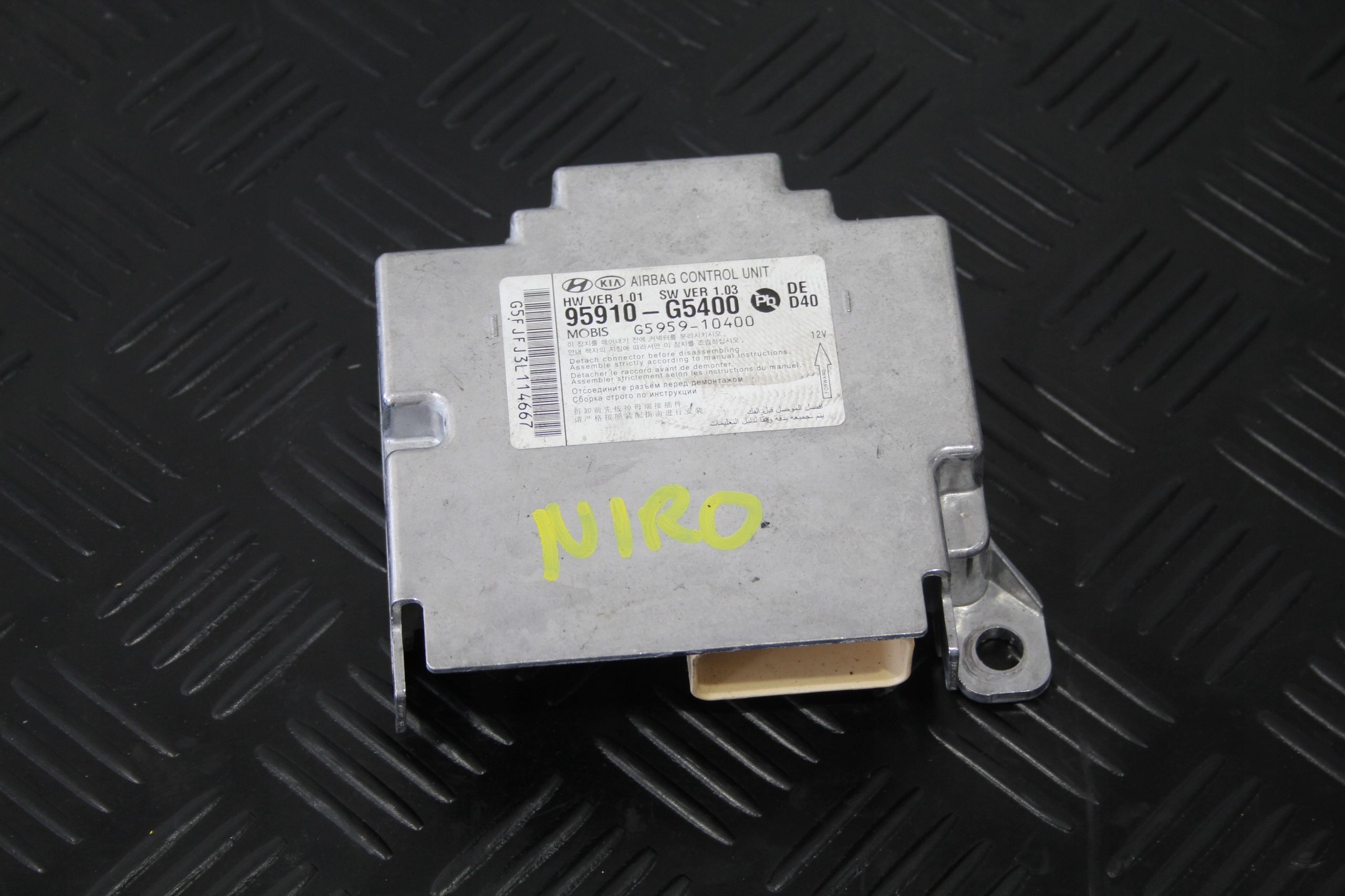 MODULO SENSOR AIRBAG KIA NIRO 1 E LIFT 95910-G5400