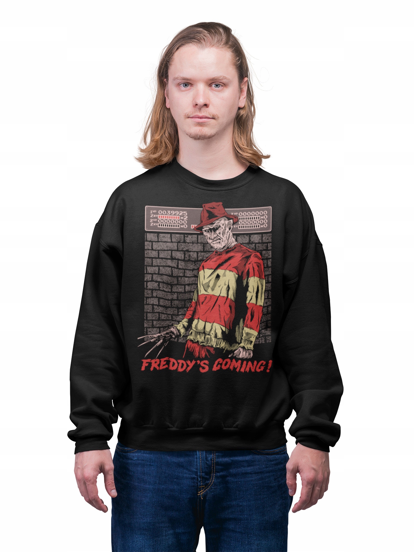 Pánská Mikina Na Halloween Horor Freddy Is Coming