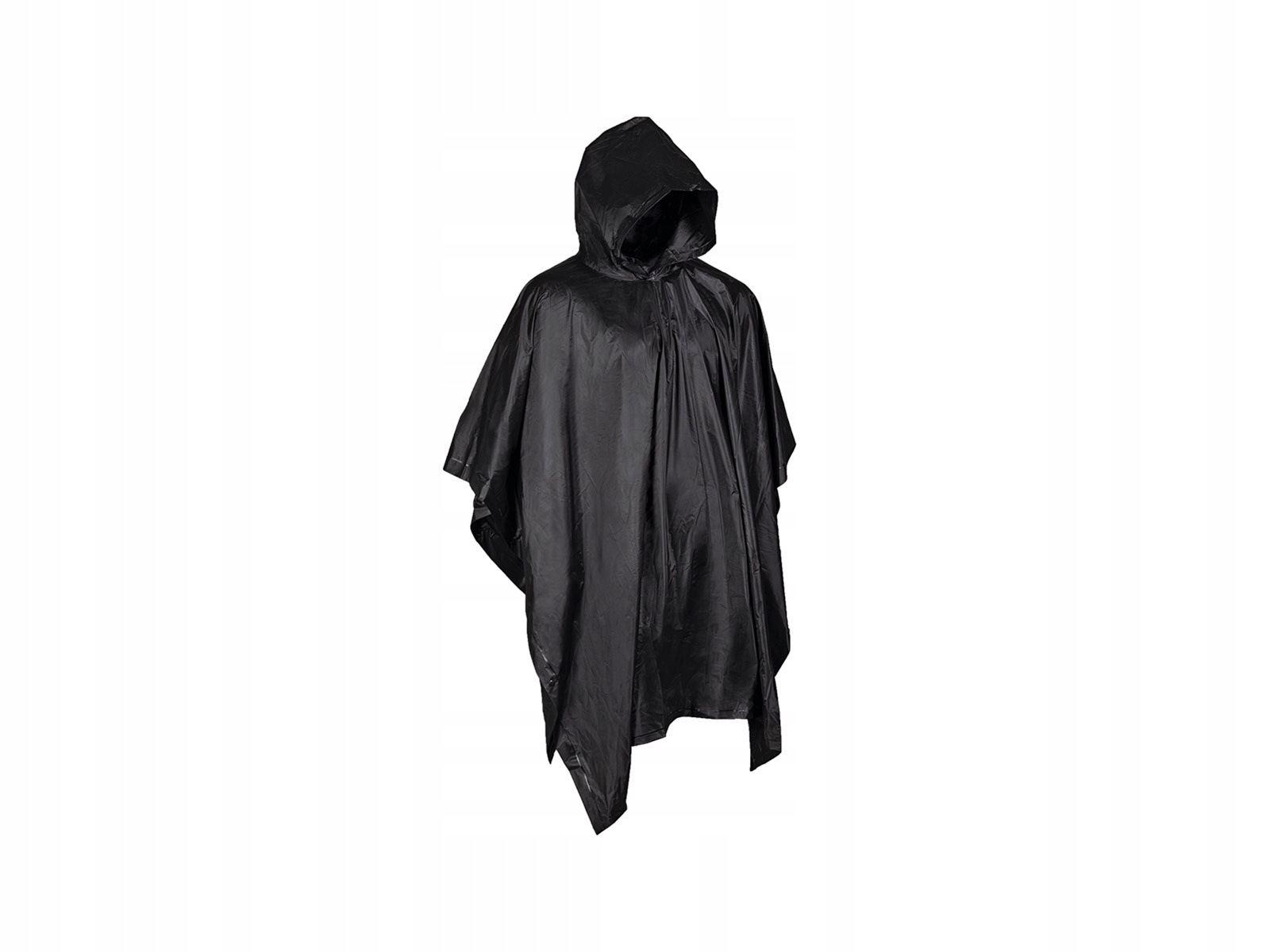 Ponczo poncho przeciwdeszczowe czarne wodoodporny Pvc z pokrowcem