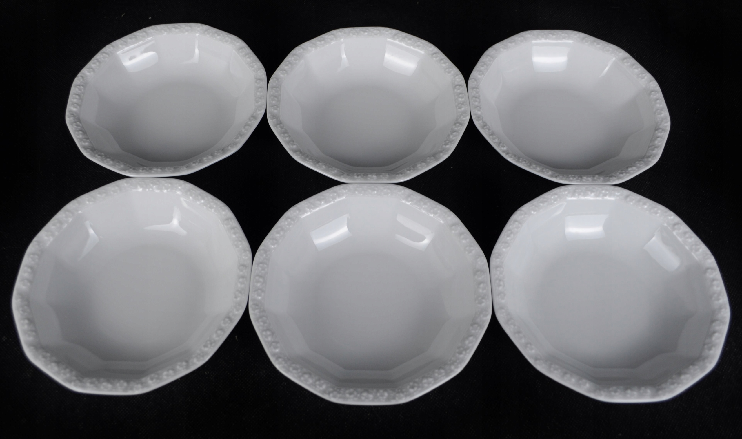 Rosenthal Biała Maria 6 x Miseczka 15cm