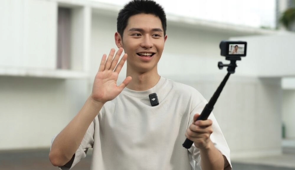 System bezprzewodowy DJI Mic 2 (2 TX + 1 RX) Waga produktu 510 g