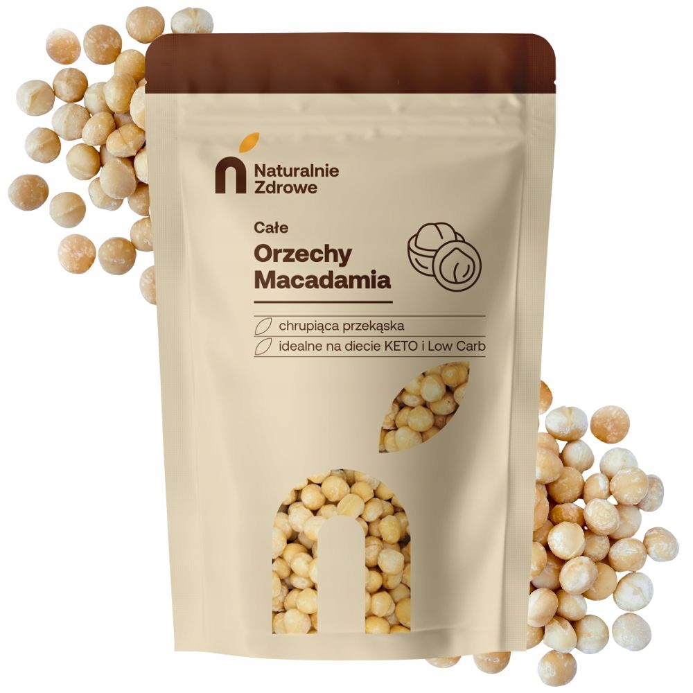 Orzechy macadamia 1kg 4x 250g