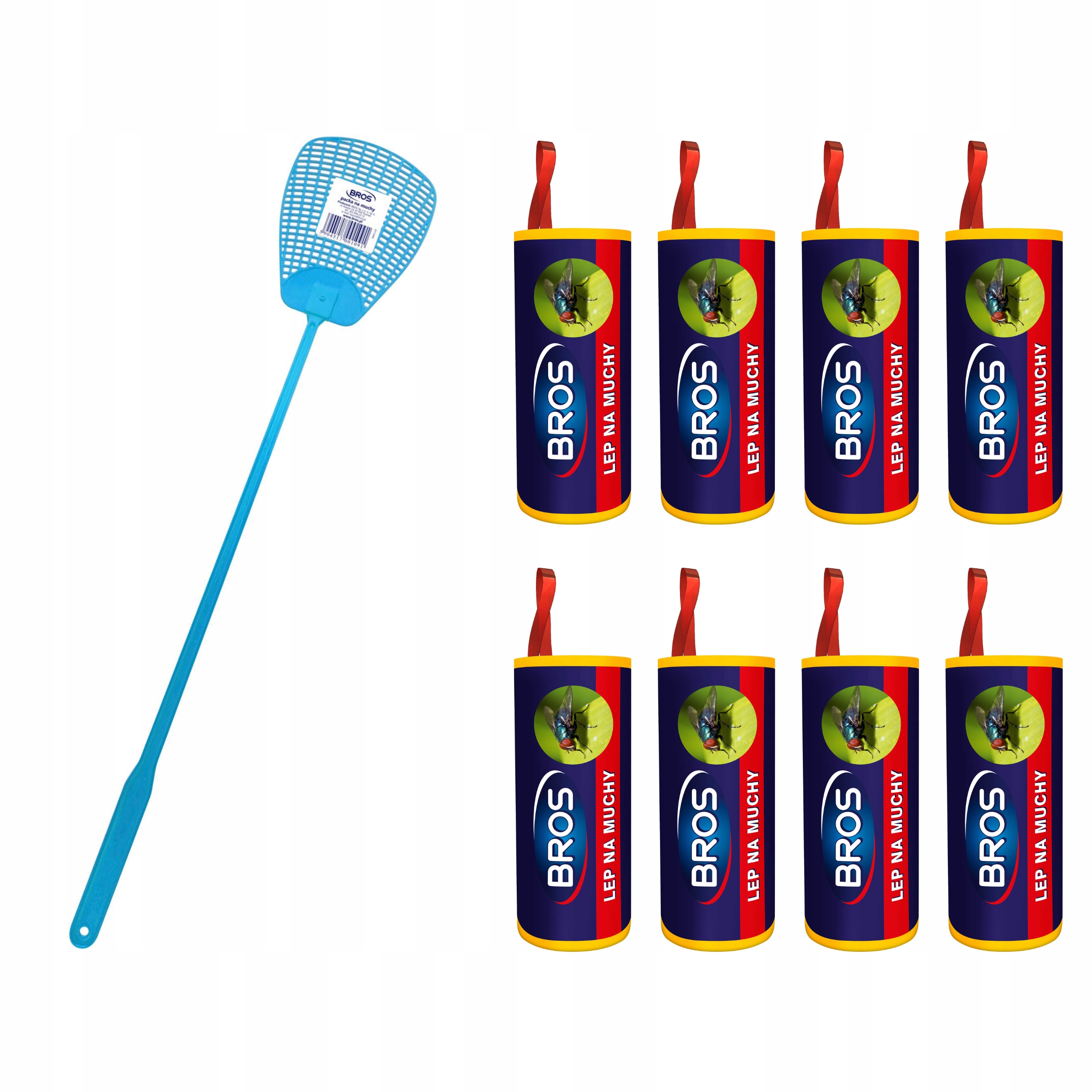 

8x Lep okrągły na muchy packa na muchy komary