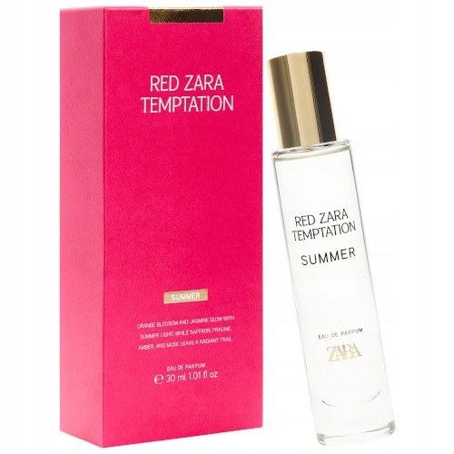 Perfumy Zara Red Temptation Summer Eau De Perfum 30ml Oryginalne Piękne