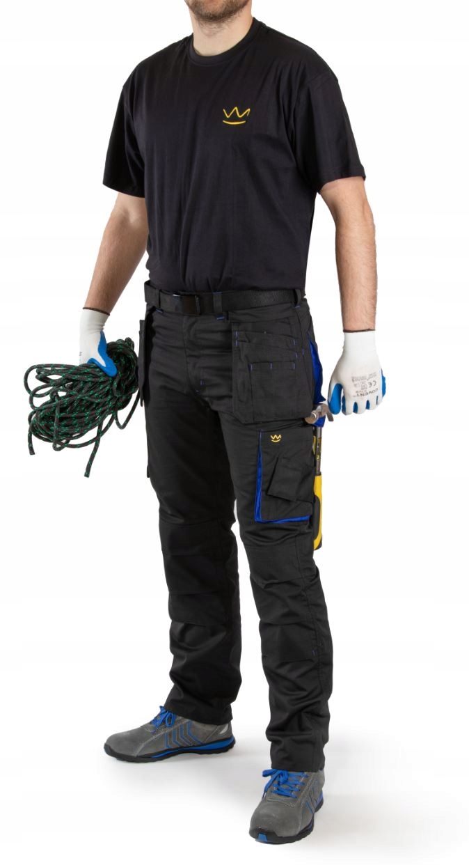 SPODNIE ROBOCZE OCHRONNE BOJÓWKI MONTERSKIE MOCNE Rozmiar 62