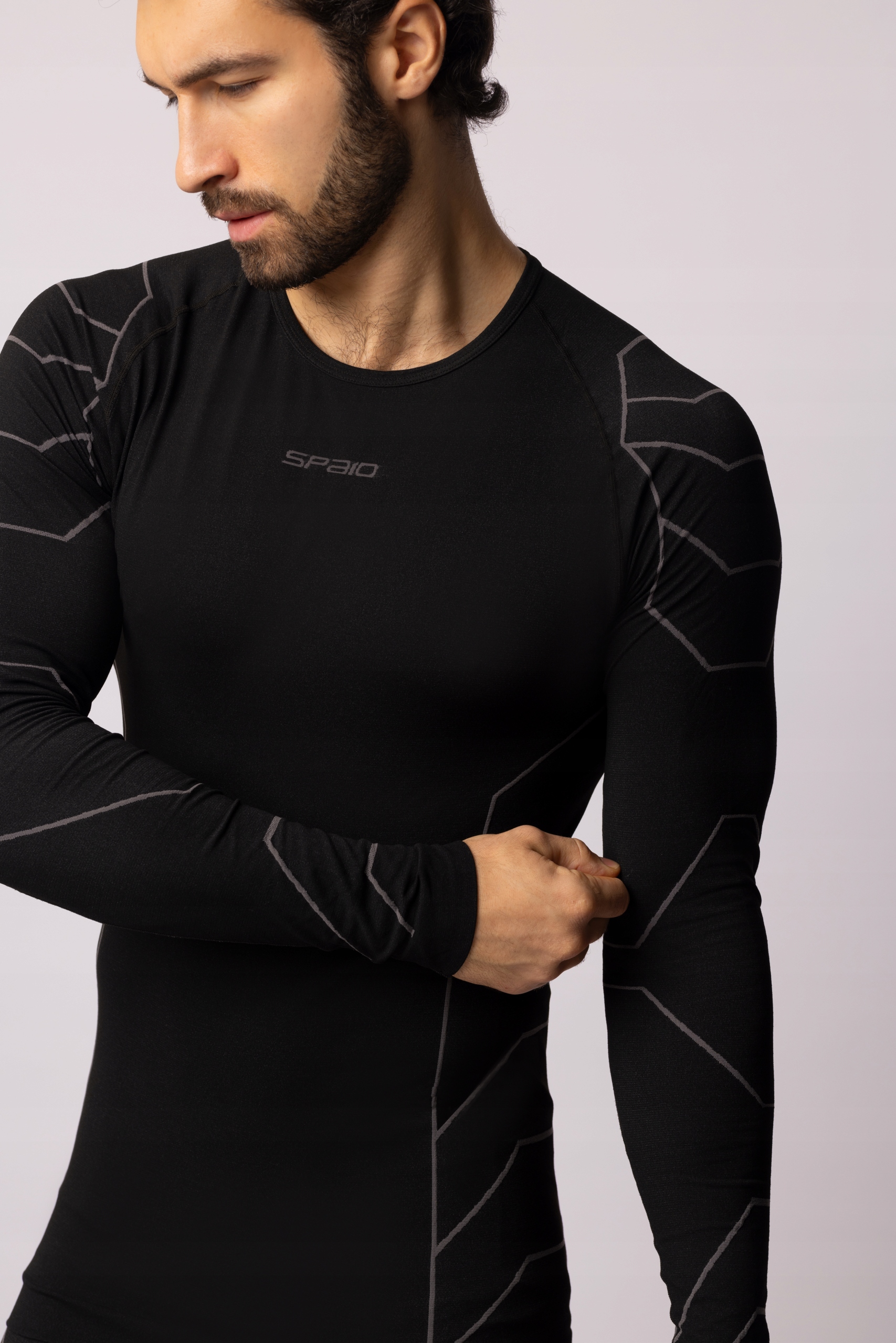 SPAIO RAPID Koszula MOTOCYKLOWA długi rękaw r. czarno szara L EAN (GTIN) 5901282485378